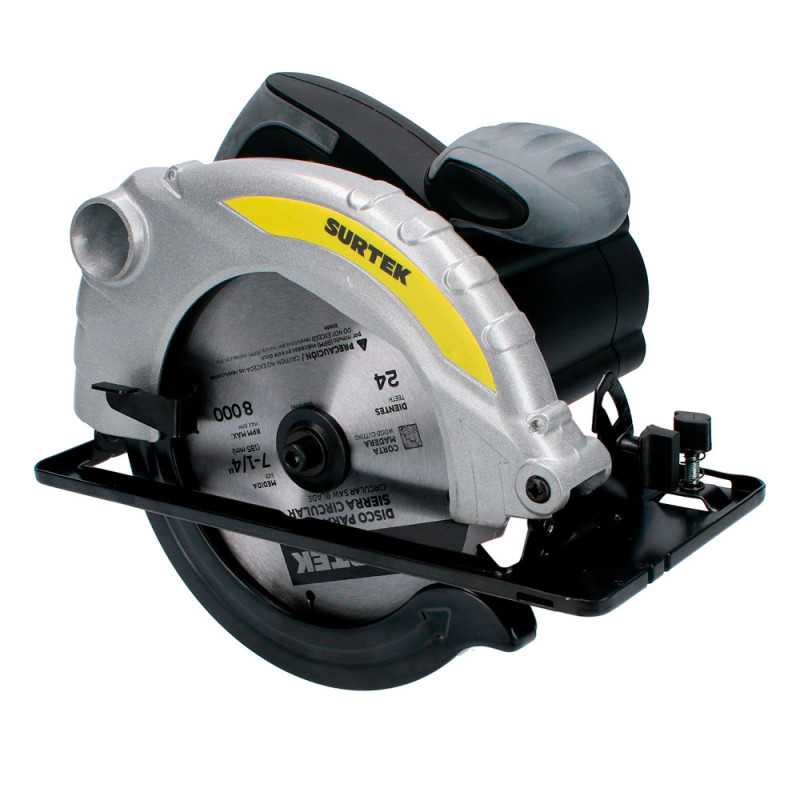 SC707B Sierra circular 7-1/4" 1500 W 120 V 0 - 4500 RPM Surtek SC707B Sierra circular 7-1/4" 1500 W 120 V 0 - 4500 RPM Surtek