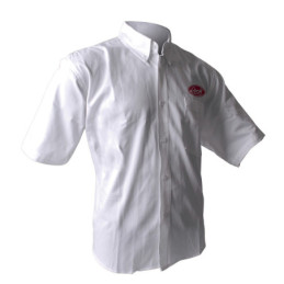 LCAMCBC Camisa de manga corta para caballero color blanco talla CH Lock
