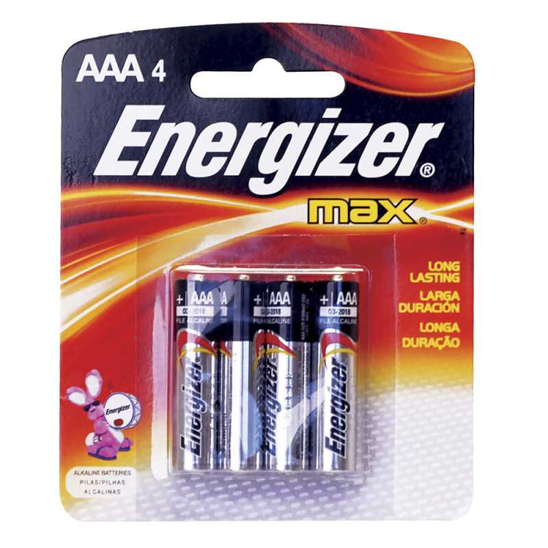E92BP-4 Pila alcalina Energizer® "AAA" 4 piezas Surtek