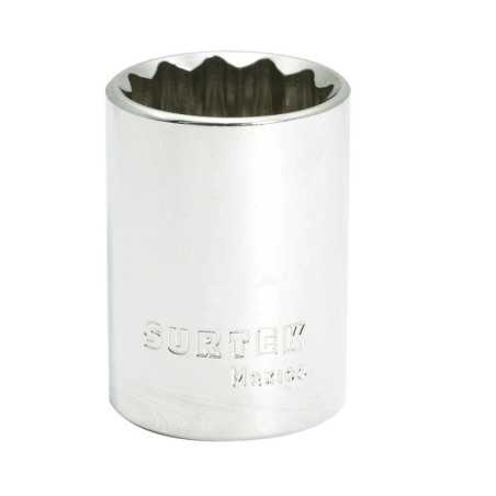 F5824 Dado en pulgadas cuadro de 1/2" 12 puntas 3/4" Surtek