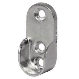 L22C80TCSB Candado de acero para cortina metálica 80 mm cromo satinado llave tetra Lock