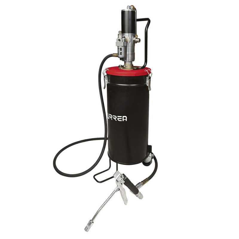 23628 Inyector de grasa con cubeta neumático de 15 kg 7500 PSI Urrea