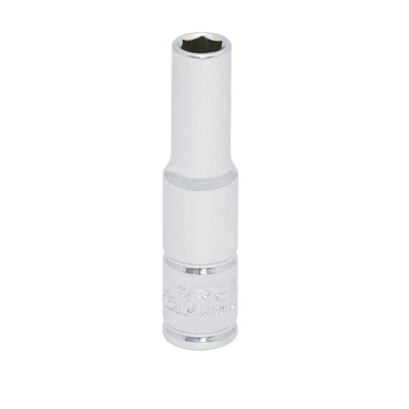 4708LM Dado largo cuadro de 1/4" 6 puntas métrico 8 mm Urrea 4708LM Dado largo cuadro de 1/4" 6 puntas métrico 8 mm Urrea