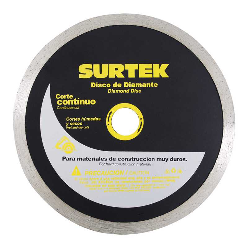 123472 Disco de diamante continuo 4" Surtek