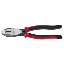 142031 Pinza para electricista con mango con doble plastisol de 7" corte lateral Foy