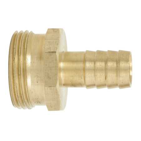 130371 Conector para manguera de riego de latón 1/2" macho Surtek