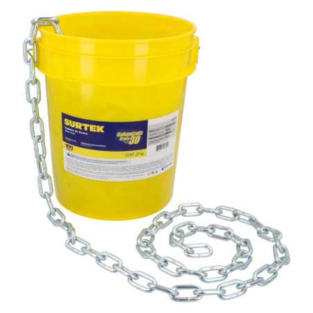 150853 Cadena grado 30 galvanizada 50 kg 3/8" Surtek