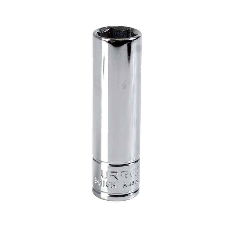 5016H Dado largo cuadro de 3/8" 6 puntas en pulgadas 1/2" Urrea