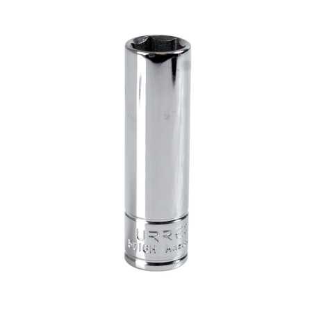 5016H Dado largo cuadro de 3/8" 6 puntas en pulgadas 1/2" Urrea