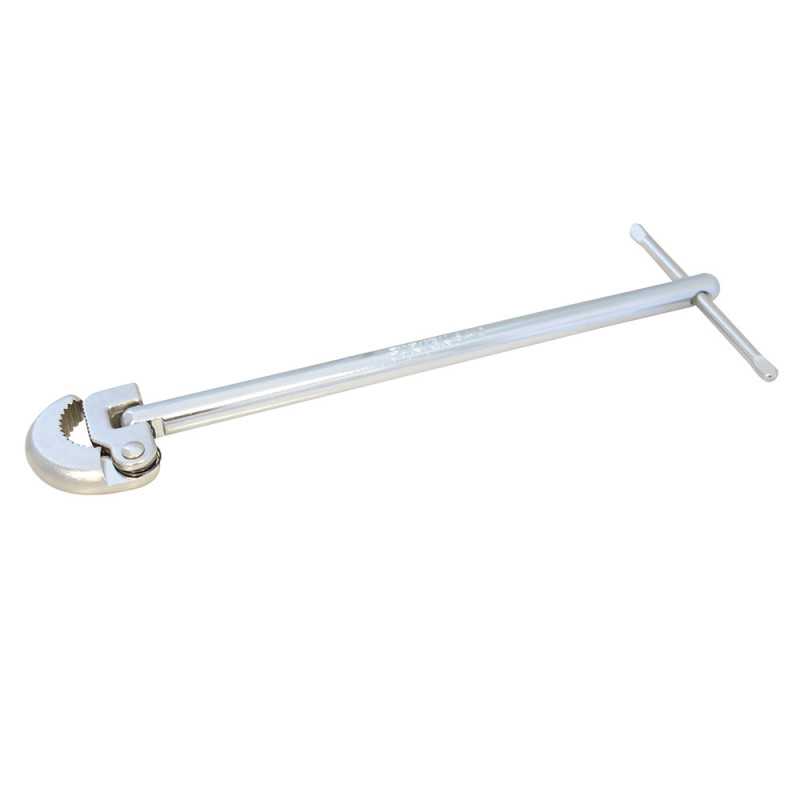 8412 Llave para lavabo cromada 12" Surtek