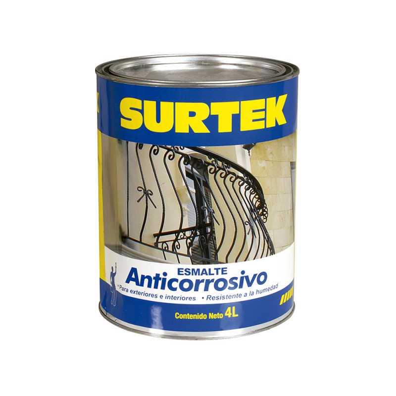 SP30300 Esmalte anticorrosivo 4 Lt color blanco Surtek