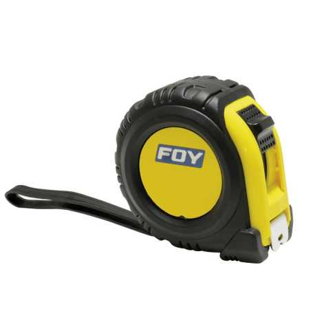 142063 Flexómetro con carcasa anti-impacto 5 m x 3/4" Foy
