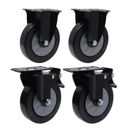 HDREF1 Juego de ruedas de 5" para gabinetes serie HD 4 piezas Urrea