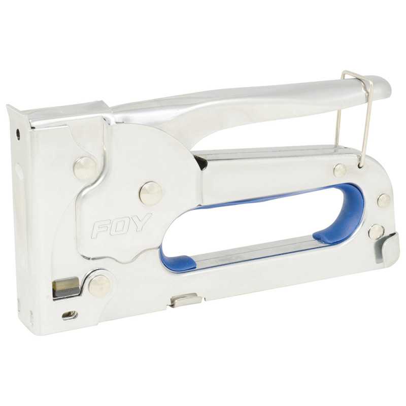 143411 Engrapadora metálica tipo pistola para grapas de 1/4" a 3/8" Foy 143411 Engrapadora metálica tipo pistola para grapas de 1/4" a 3/8" Foy