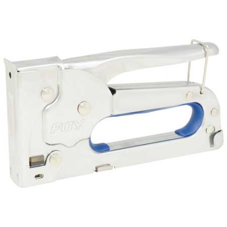 143411 Engrapadora metálica tipo pistola para grapas de 1/4" a 3/8" Foy