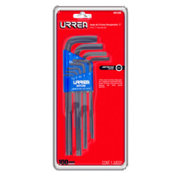 49-3/16HD Llave hexagonal tipo "L" en pulgadas 3/16" heavy duty Urrea