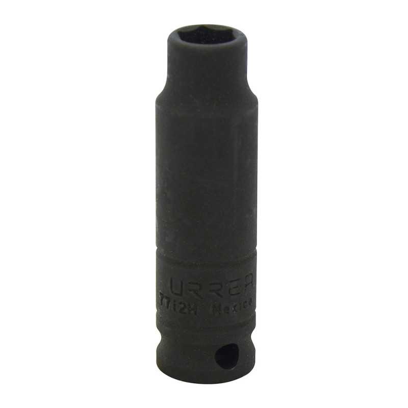 7712H Dado de impacto largo cuadro de 3/8" 6 puntas en pulgadas 3/8" Urrea