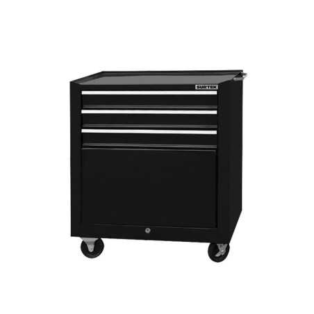 125114 Gabinete móvil color negro 4 gavetas 27" Surtek
