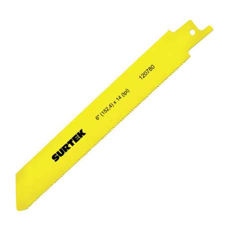 120780 Segueta para sierra sable 6" x 14 DPP 2 piezas Surtek