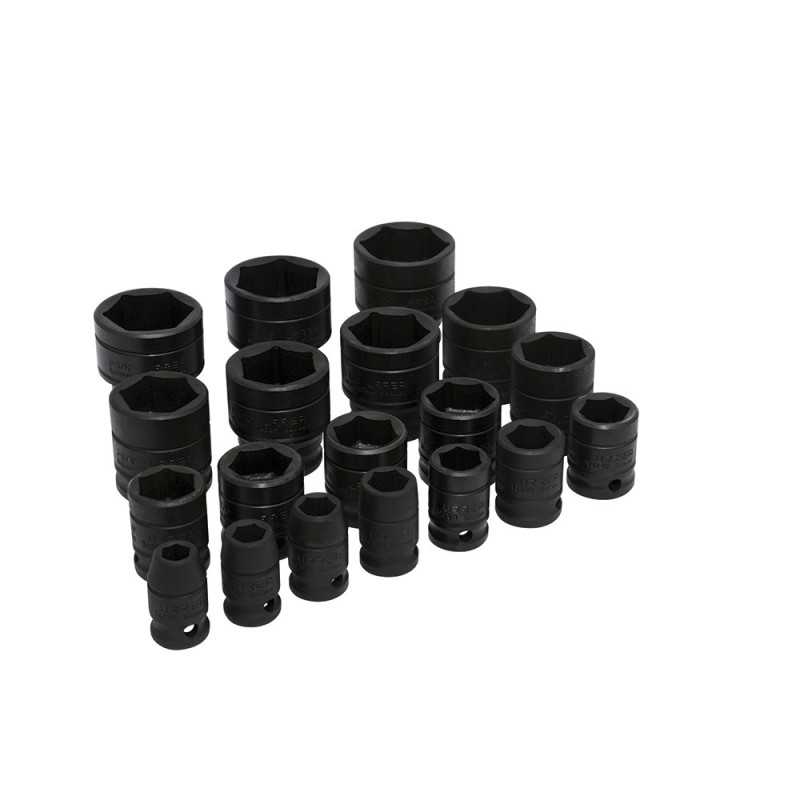 74106 Juego de dados de impacto cuadro de 1/2" 6 puntas en pulgadas 19 piezas Urrea 74106 Juego de dados de impacto cuadro de 1/2" 6 puntas en pulgadas 19 piezas Urrea