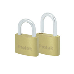 LBA10LB Bisagra alargada de acero latón brillante 1" x 1.06" Lock