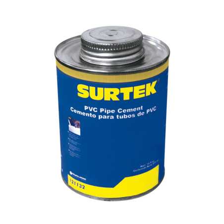 121132 Cemento para tubo PVC 473 ml Surtek