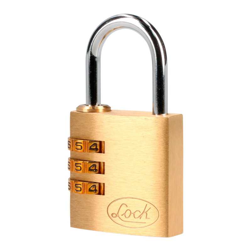 11CA Candado de combinación programable para maleta latón 30 mm Lock