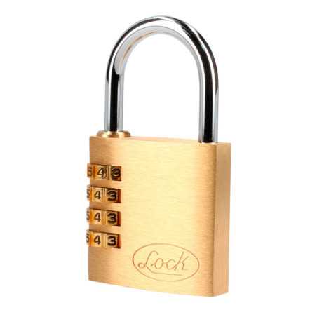 12CA Candado de combinación programable para maleta latón 40 mm Lock