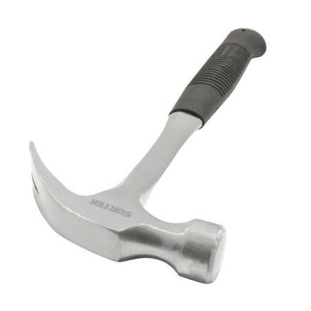 420X Martillo de uña curva forjada en una pieza con mango de neopreno de 13" 20 oz Surtek