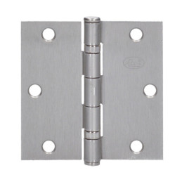 LBT12 Bisagra tubular 1/2" natural para puertas y ventanas metálicas Lock