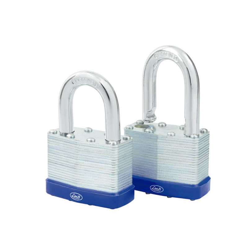 17CA Juego de candados laminados 50 mm llave estándar 2 piezas Lock 17CA Juego de candados laminados 50 mm llave estándar 2 piezas Lock