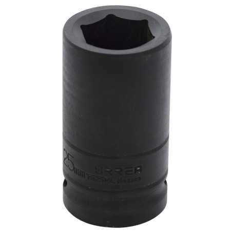 7525ML Dado de impacto largo cuadro de 3/4" 6 puntas métrico 25 mm Urrea