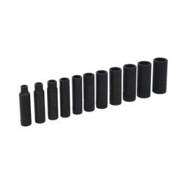 7524L Dado de impacto largo cuadro de 3/4" 6 puntas en pulgadas 1-1/2" Urrea