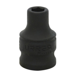 7290-6M Dado de impacto con punta hexagonal cuadro de 3/8" métrico 6 mm Urrea