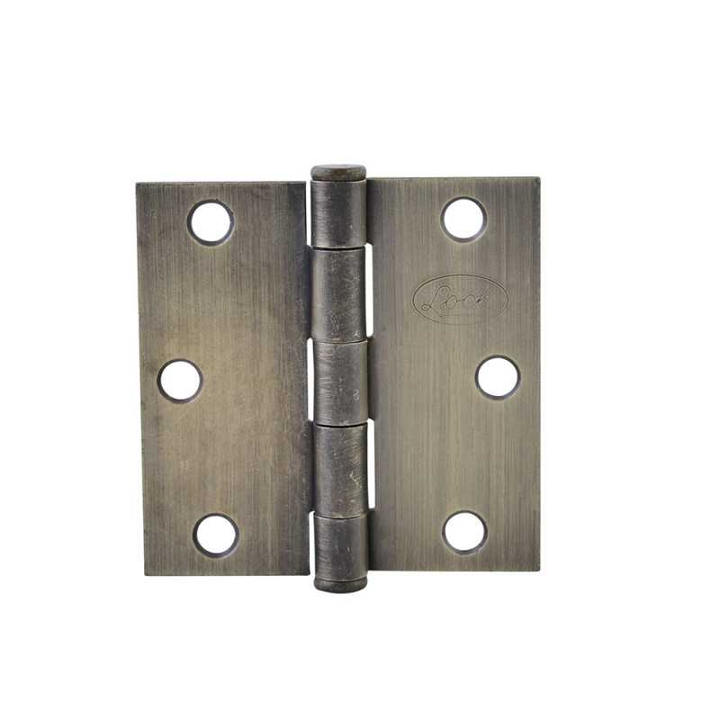 LBC35LA Bisagra cuadrada perno suelto de acero latón antiguo 3.5" x 3.5" Lock LBC35LA Bisagra cuadrada perno suelto de acero latón antiguo 3.5" x 3.5" Lock