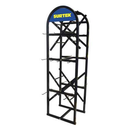 RMAN Exhibidor de piso para mangueras y accesorios 36 x 45 x 148 cm Surtek