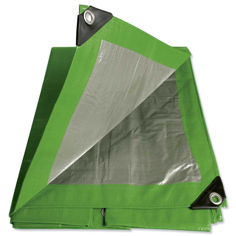 LE14X18V Lona de polietileno color verde 4.26 x 5.48 m Foy