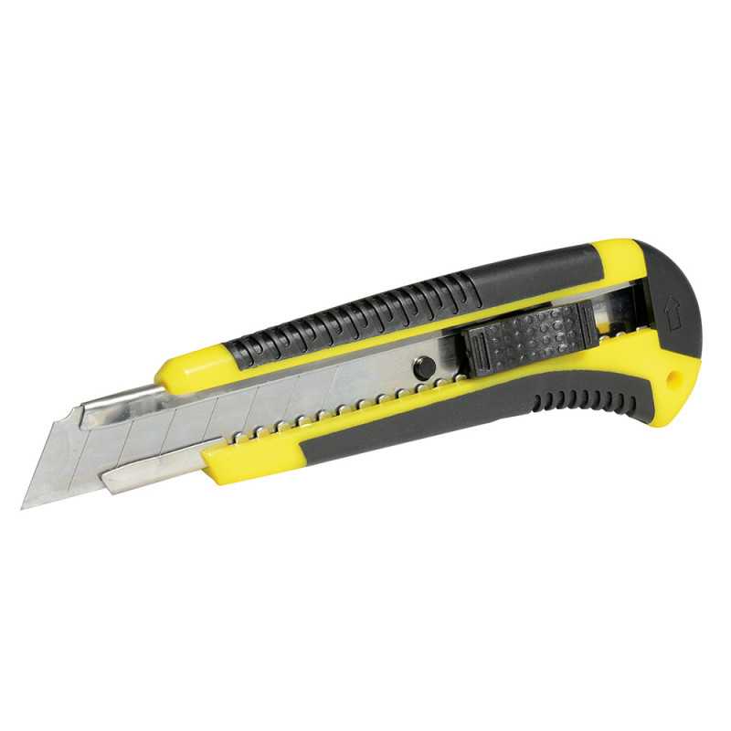 CUTF9 Cutter con cuerpo de plástico bimaterial de 18 mm cambio automático de navaja Surtek