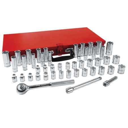 5200B Juego de dados y accesorios cuadro de 3/8" combinado 48 piezas Urrea