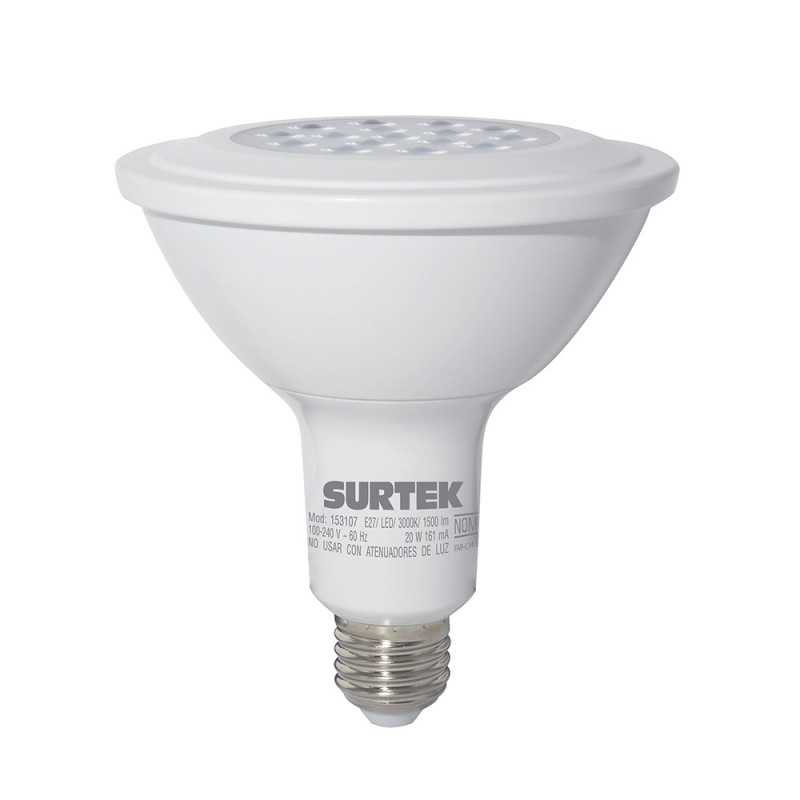 153107 Lámpara de LED Tipo PAR38 20 W luz cálida Surtek