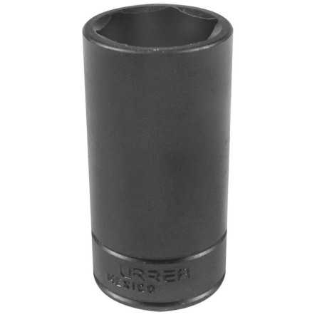 7336H Dado de impacto largo cuadro de 1/2" 6 puntas en pulgadas 1-1/8" Urrea