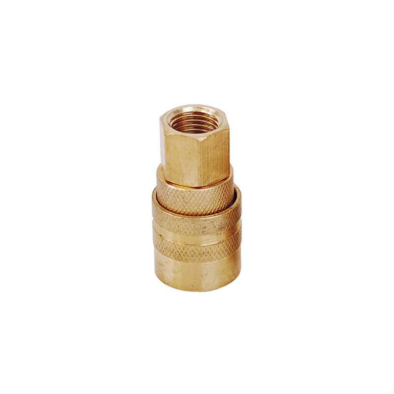 108125 Cople de bronce de conexión rápida 1/4" NPT hembra Surtek