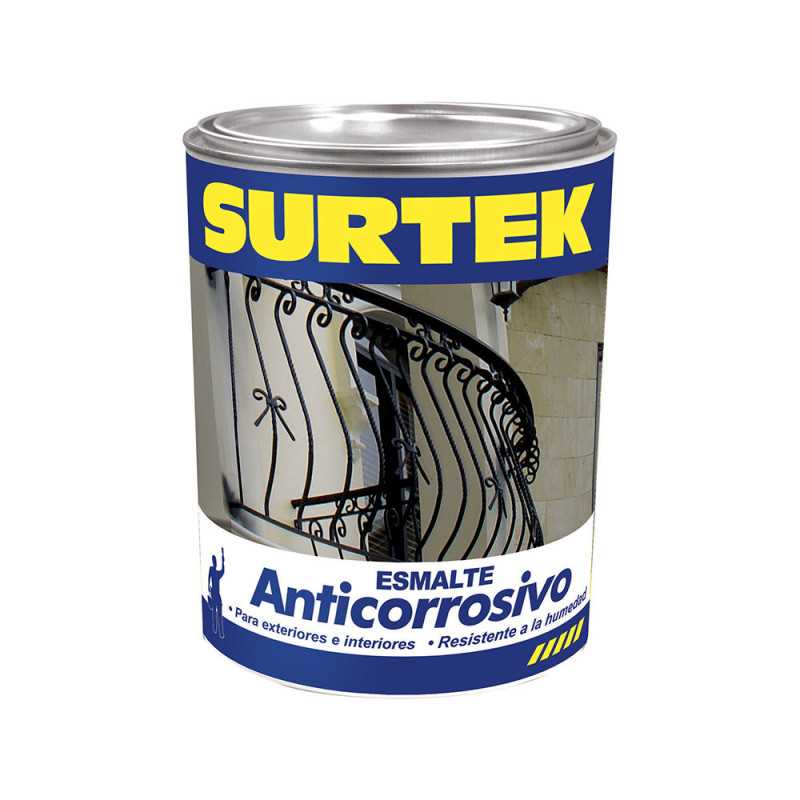 SP30100 Esmalte anticorrosivo 250 ml color blanco Surtek