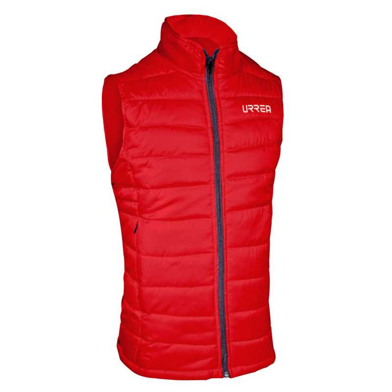 Chaleco capitonado rojo talla CH Urrea