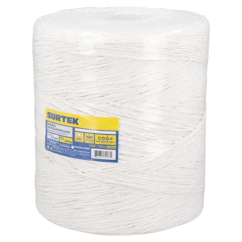Api Rafia M Rafia de polipropileno blanca 2.2 g/m Surtek