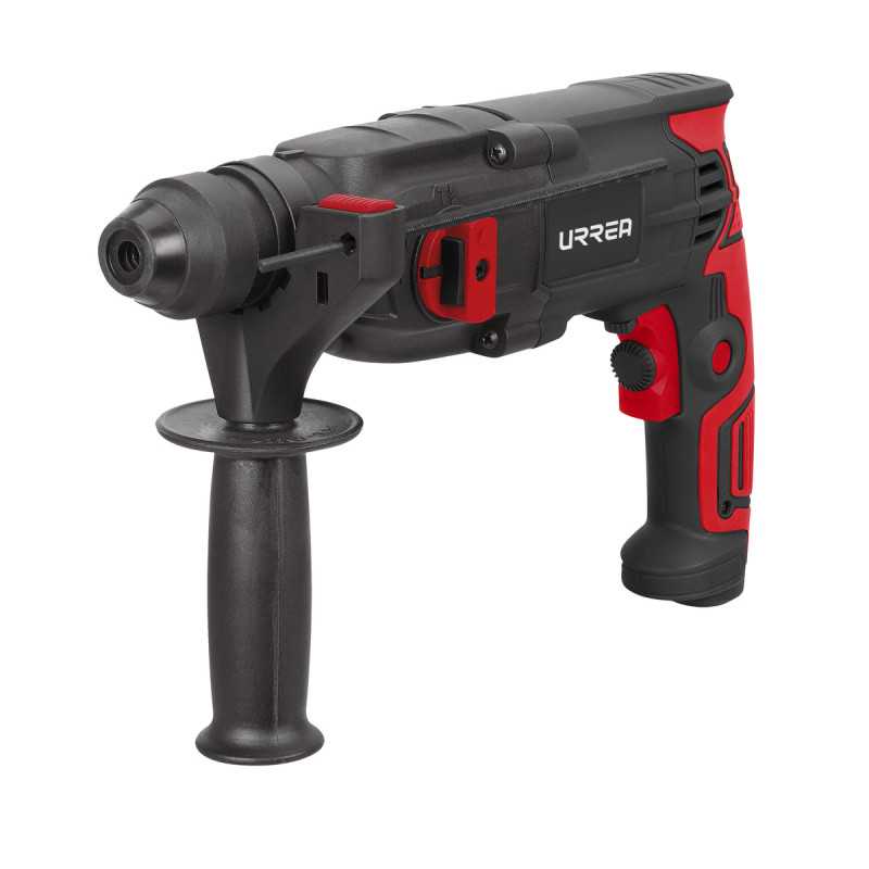 Rotomartillo electroneumático SDS Plus 600 W, 120 V, 2J, 0-2200 RPM Urrea Rotomartillo electroneumático SDS Plus 600 W, 120 V, 2J, 0-2200 RPM Urrea