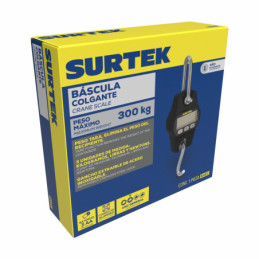 Báscula electrónica colgante 300 kg Surtek