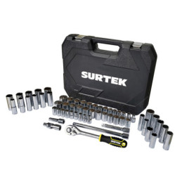 F5122H Dado cuadro de 3/8" 6 puntas en pulgadas 11/16" Surtek