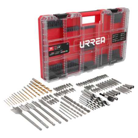 Juego de puntas de destornillador y brocas , 99 piezas Urrea
