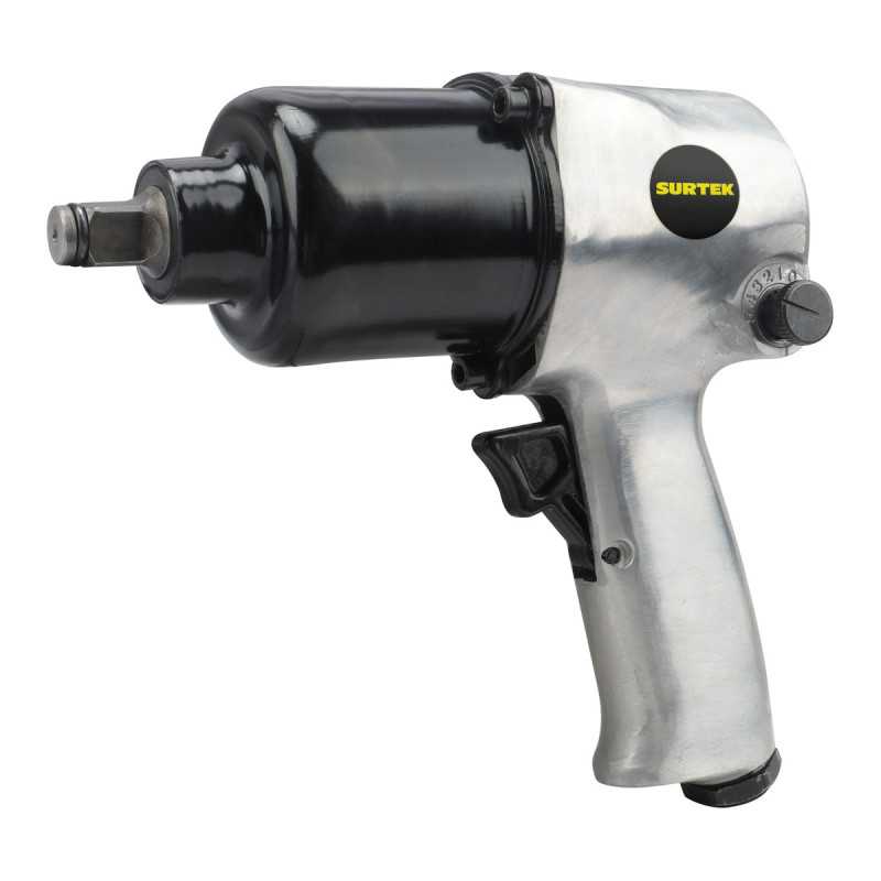 Pistola de impacto neumática cuadro de 1/2" 425 Ft-lb sistema twin hammer Surtek Pistola de impacto neumática cuadro de 1/2" 425 Ft-lb sistema twin hammer Surtek